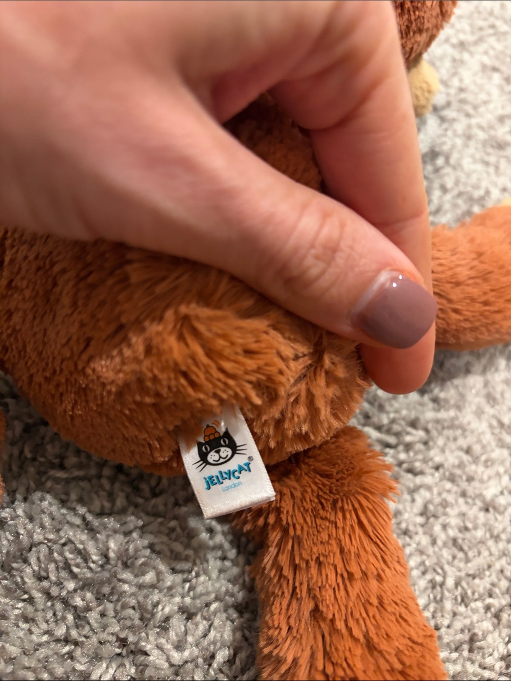 RETIRED EUC Jellycat Pongo Orangutan Large - Picture 6 of 7